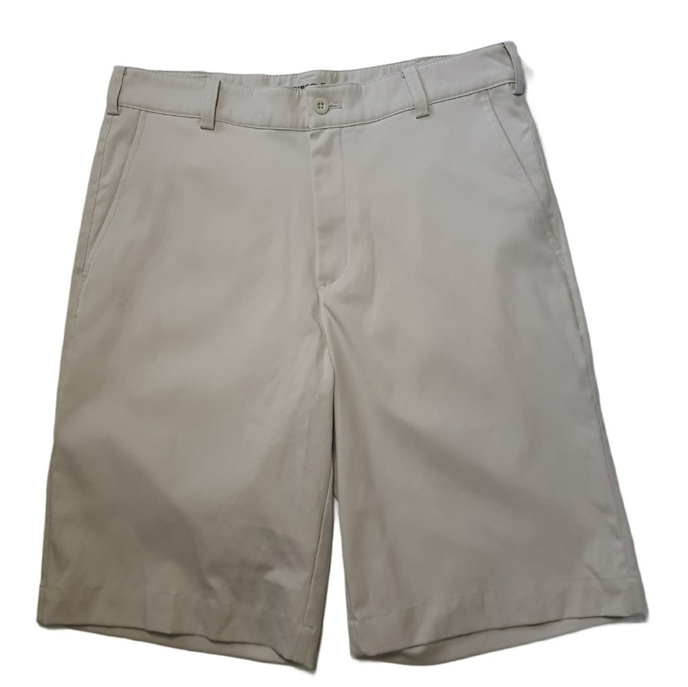 Nike Mens Flat Front Golf Shorts Beige Sz. 30